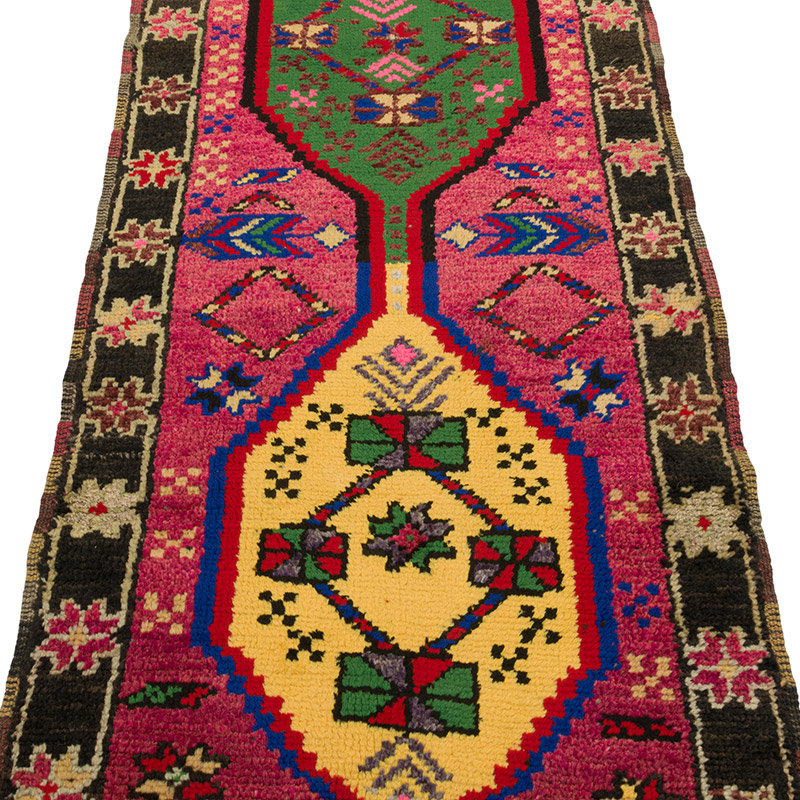 Alfombra Vintage de pasillo - 81 cm x 300 cm - K0085329