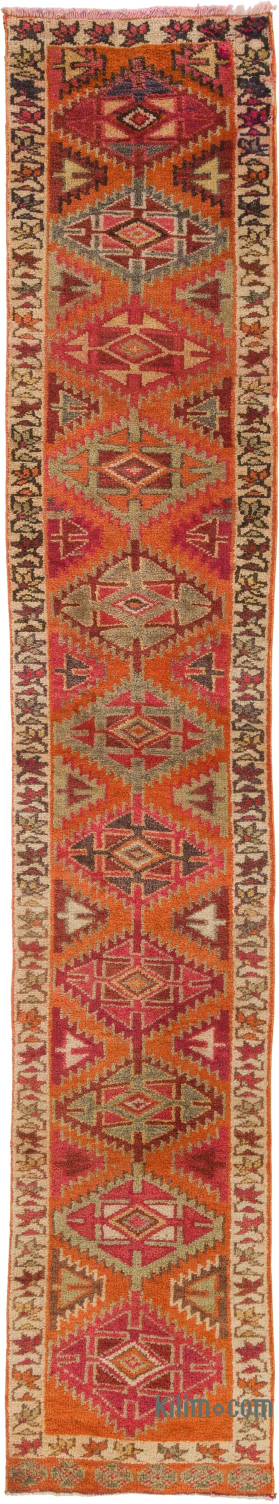 Vintage Anadolu Yolluk - 64 cm x 353 cm - K0085330