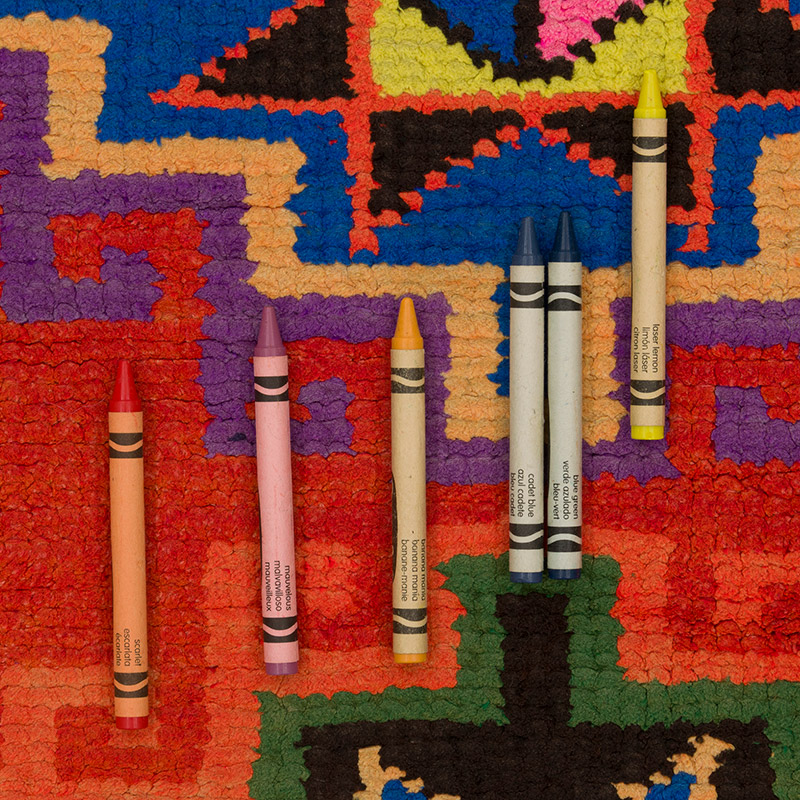 Alfombra Vintage de pasillo - 85 cm x 374 cm - K0085331