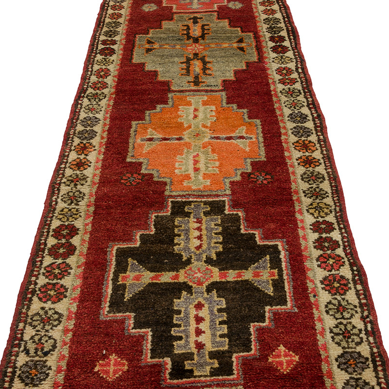 Vintage Tribal Runner Rug - 2' 11" x 15' 1" (35" x 181") - K0085332