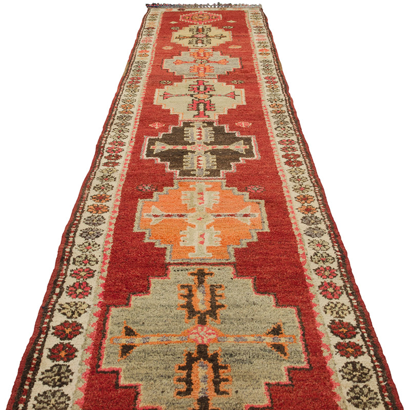 Vintage Tribal Runner Rug - 2' 11" x 15' 1" (35" x 181") - K0085332