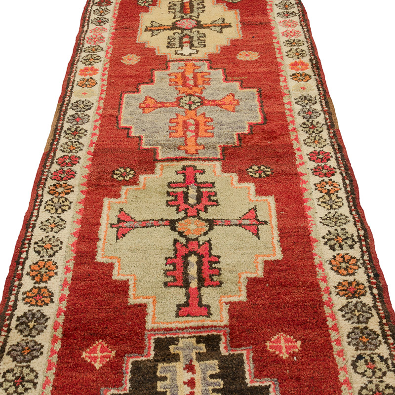 Vintage Tribal Runner Rug - 2' 11" x 15' 1" (35" x 181") - K0085332