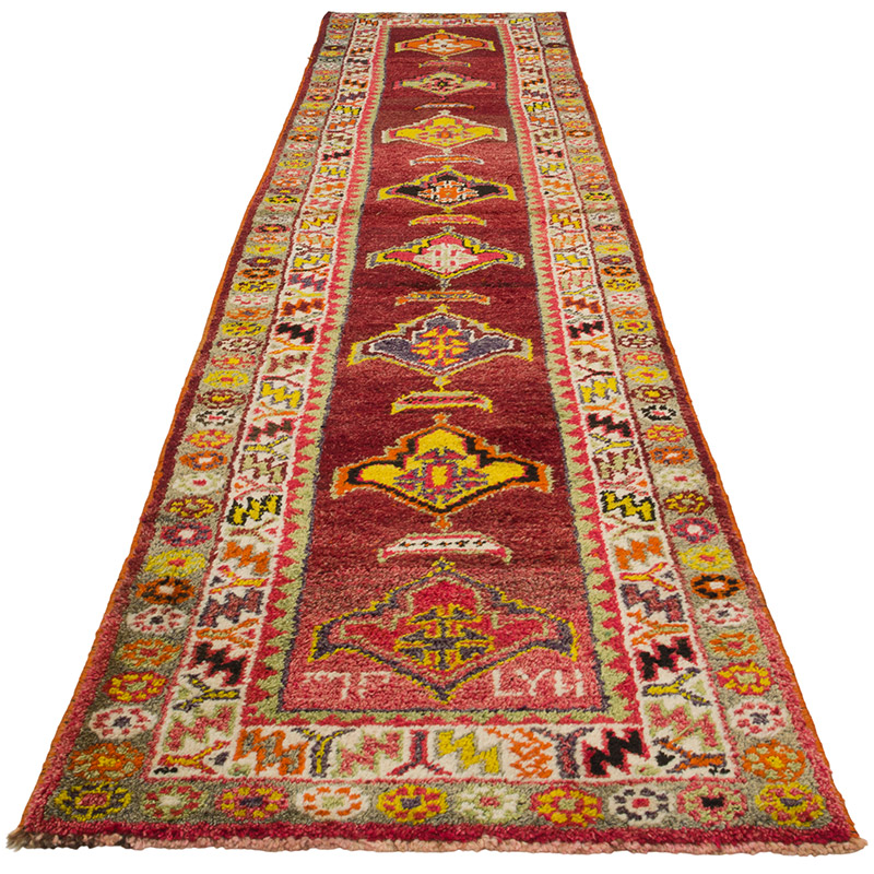 Vintage Anadolu Yolluk - 88 cm x 366 cm - K0085333