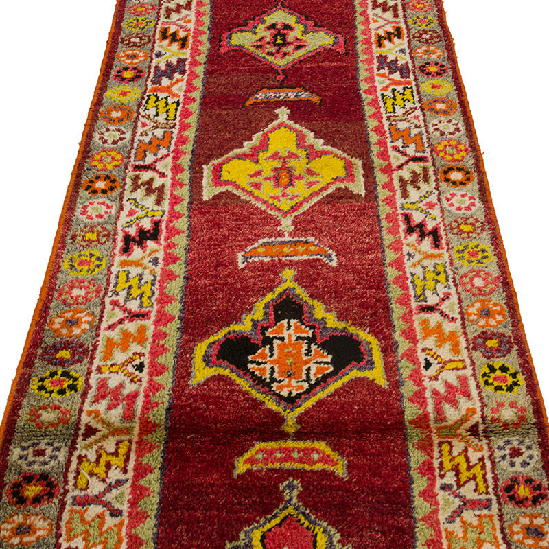 Vintage Anadolu Yolluk - 88 cm x 366 cm - K0085333
