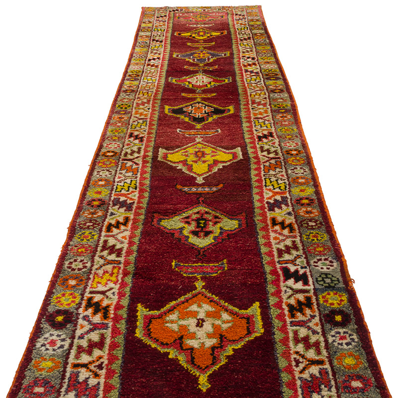 Vintage Anadolu Yolluk - 88 cm x 366 cm - K0085333