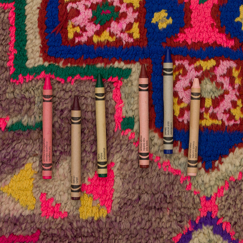 Alfombra Vintage de pasillo - 94 cm x 331 cm - K0085334