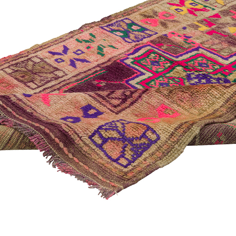Alfombra Vintage de pasillo - 94 cm x 331 cm - K0085334