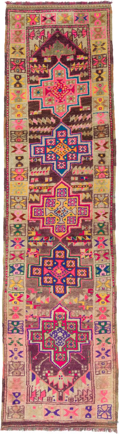 Alfombra Vintage de pasillo - 94 cm x 331 cm