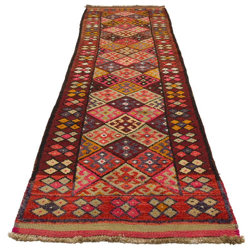 Alfombra Vintage de pasillo - 90 cm x 330 cm - K0085337