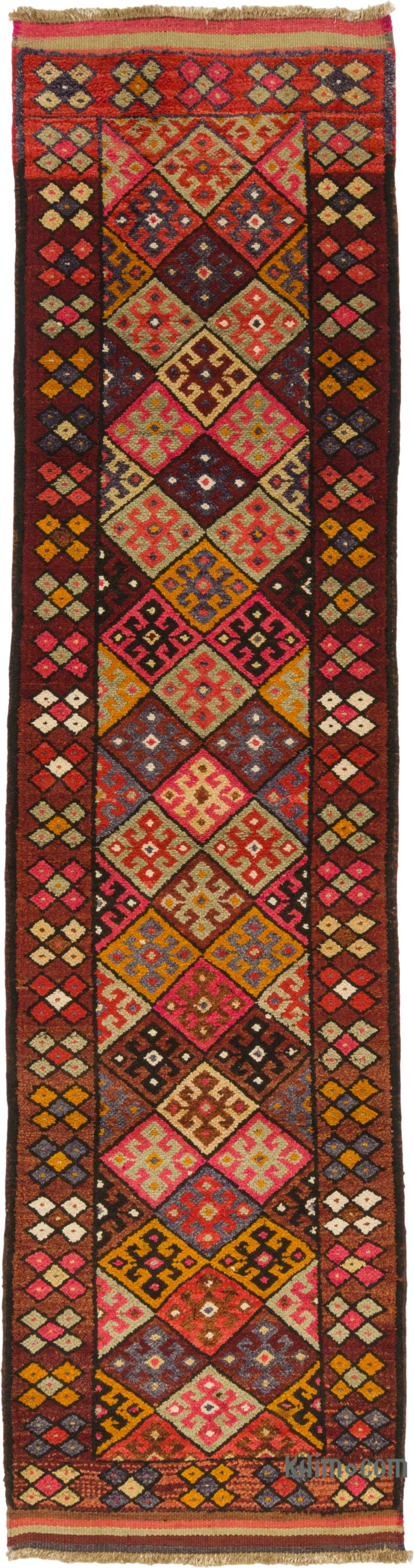 Alfombra Vintage de pasillo - 90 cm x 330 cm - K0085337