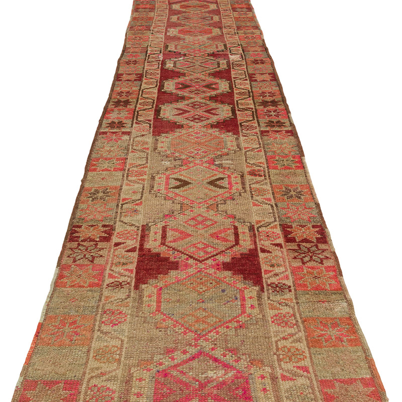 Alfombra Vintage de pasillo - 83 cm x 409 cm - K0085338