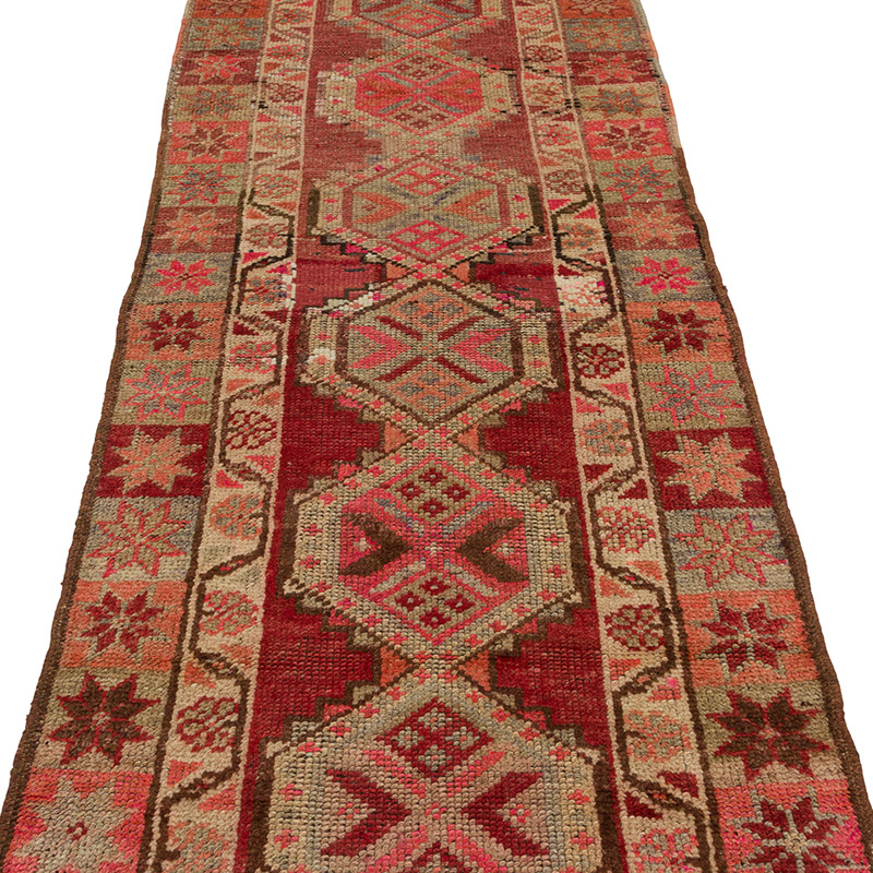 Alfombra Vintage de pasillo - 83 cm x 409 cm - K0085338
