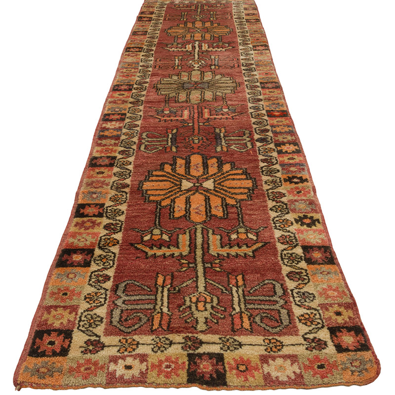 Alfombra Vintage de pasillo - 85 cm x 370 cm - K0085339