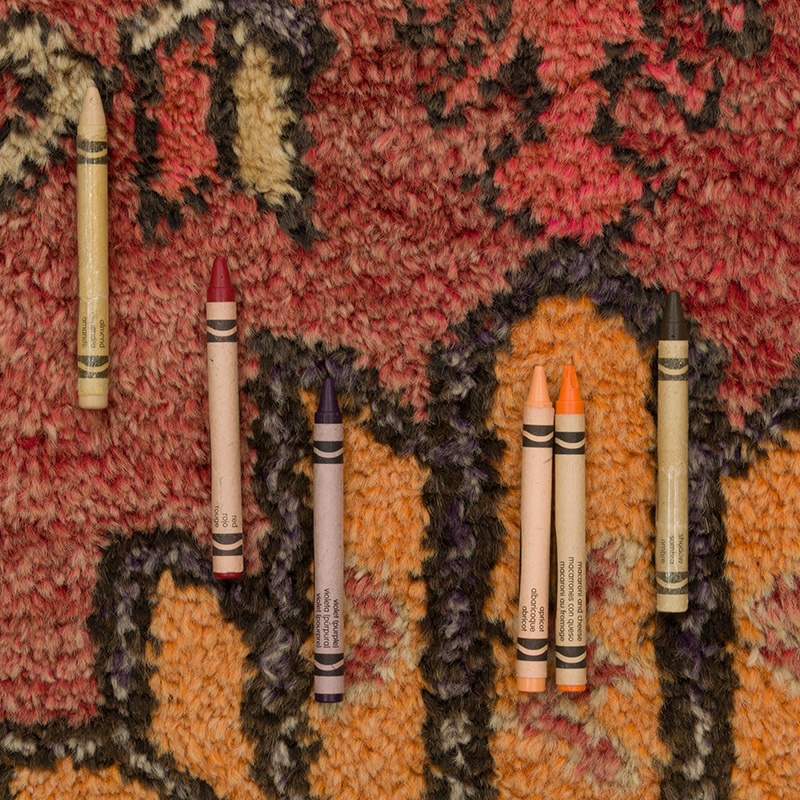 Alfombra Vintage de pasillo - 85 cm x 370 cm - K0085339