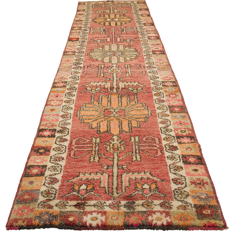 Alfombra Vintage de pasillo - 85 cm x 370 cm - K0085339