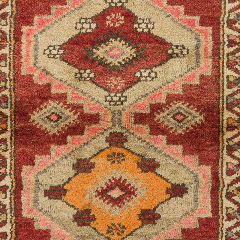 Vintage Tribal Runner Rug - 2' 11" x 10' 5" (35" x 125") - K0085340