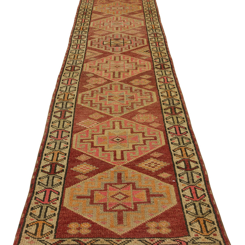 Vintage Anadolu Yolluk - 68 cm x 345 cm - K0085344