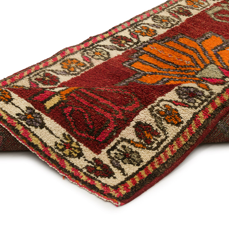 Alfombra Vintage de pasillo - 86 cm x 328 cm - K0085345