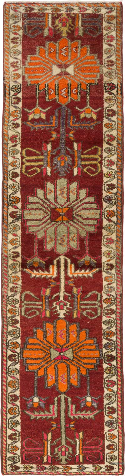 Vintage Anadolu Yolluk - 86 cm x 328 cm