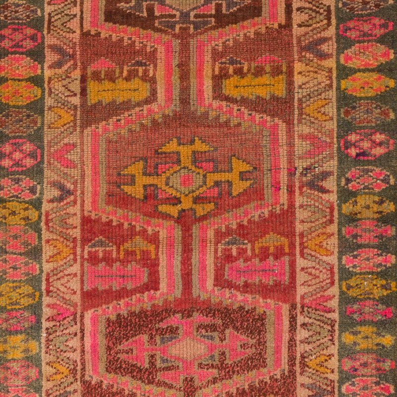 Vintage Tribal Runner Rug - 3'  x 12' 1" (36" x 145") - K0085346
