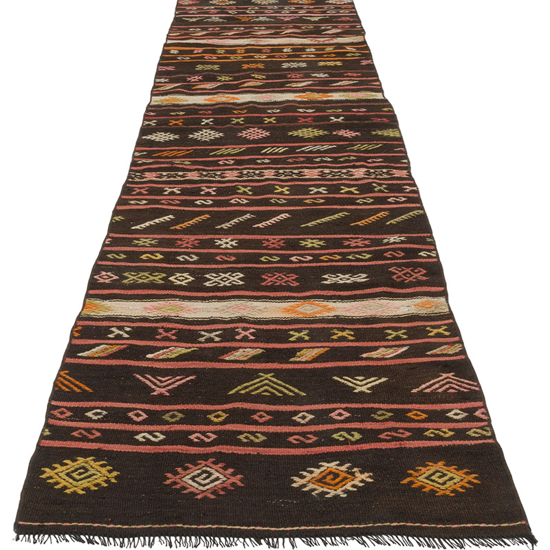 Vintage Anatolian Kilim Runner - 2' 8" x 10' 6" (32" x 126") - K0085360