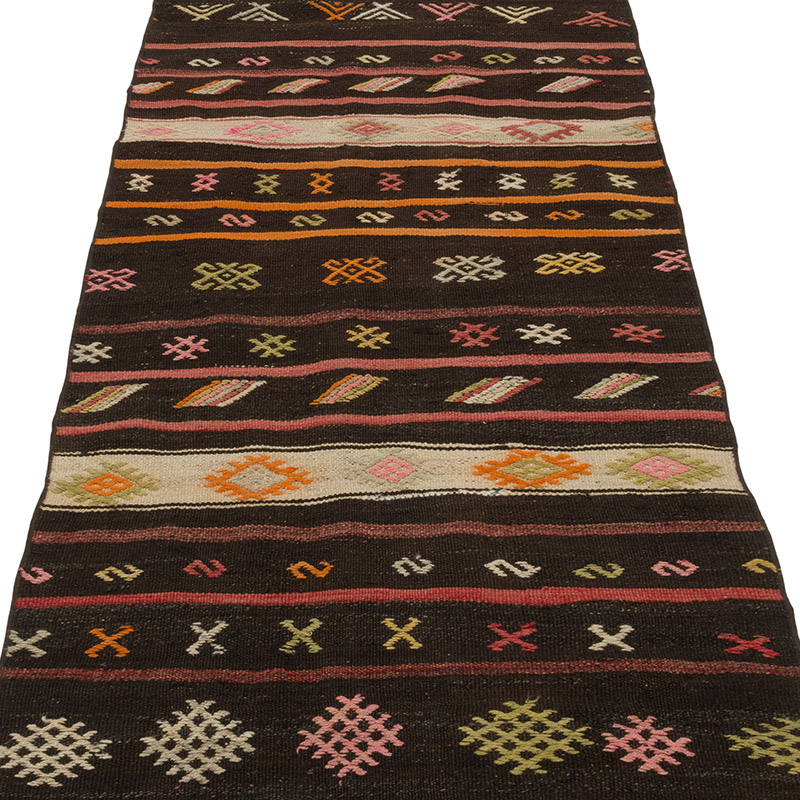 Vintage Anatolian Kilim Runner - 2' 8" x 10' 6" (32" x 126") - K0085360