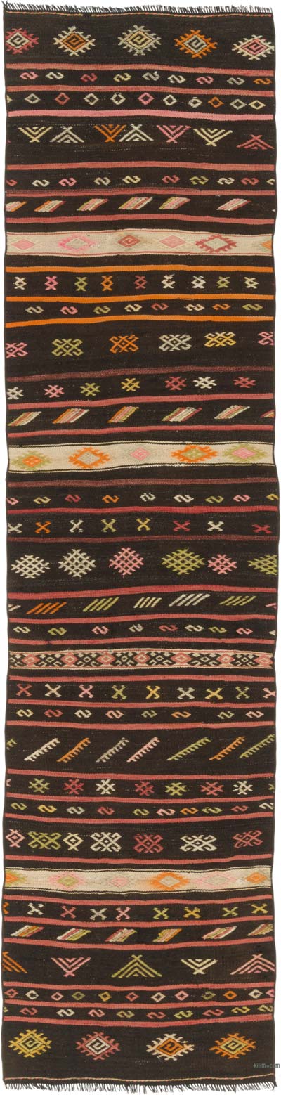 Vintage Anadolu Kilim Yolluk - 81 cm x 320 cm