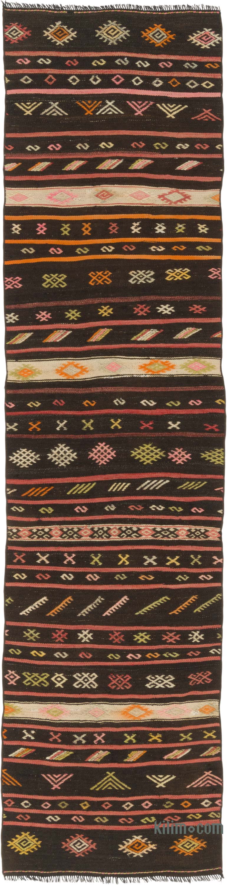 Vintage Anatolian Kilim Runner - 2' 8" x 10' 6" (32" x 126") - K0085360