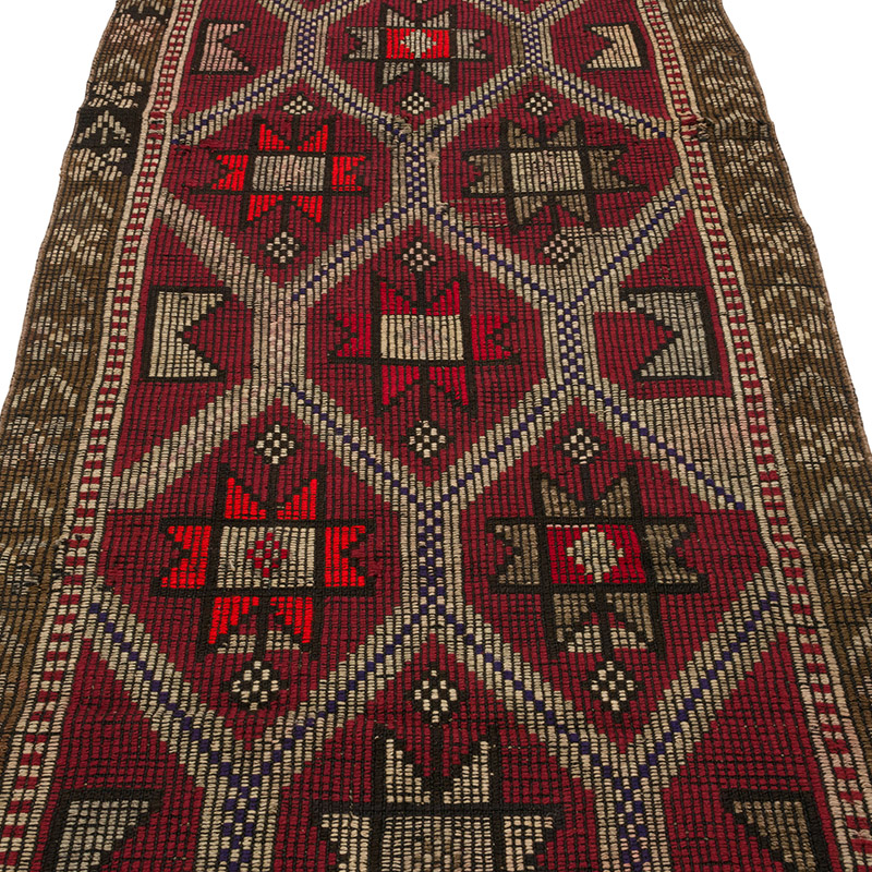 Vintage Anadolu Cicim Yolluk - 109 cm x 300 cm - K0085361