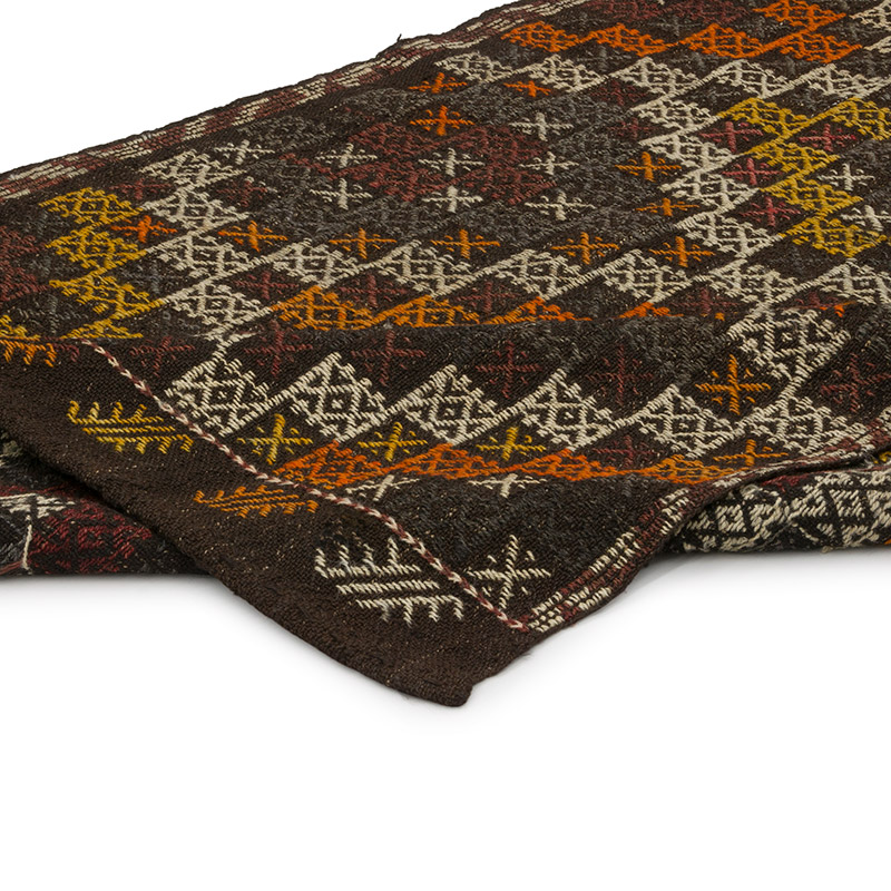 Vintage Anatolian Jijim Rug - 4' 6" x 8' 7" (54" x 103") - K0085362