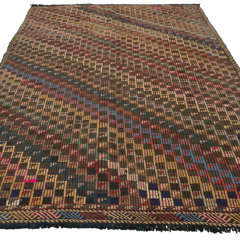 Vintage Anatolian Jijim Rug - 5' 3" x 8' 10" (63" x 106") - K0085372