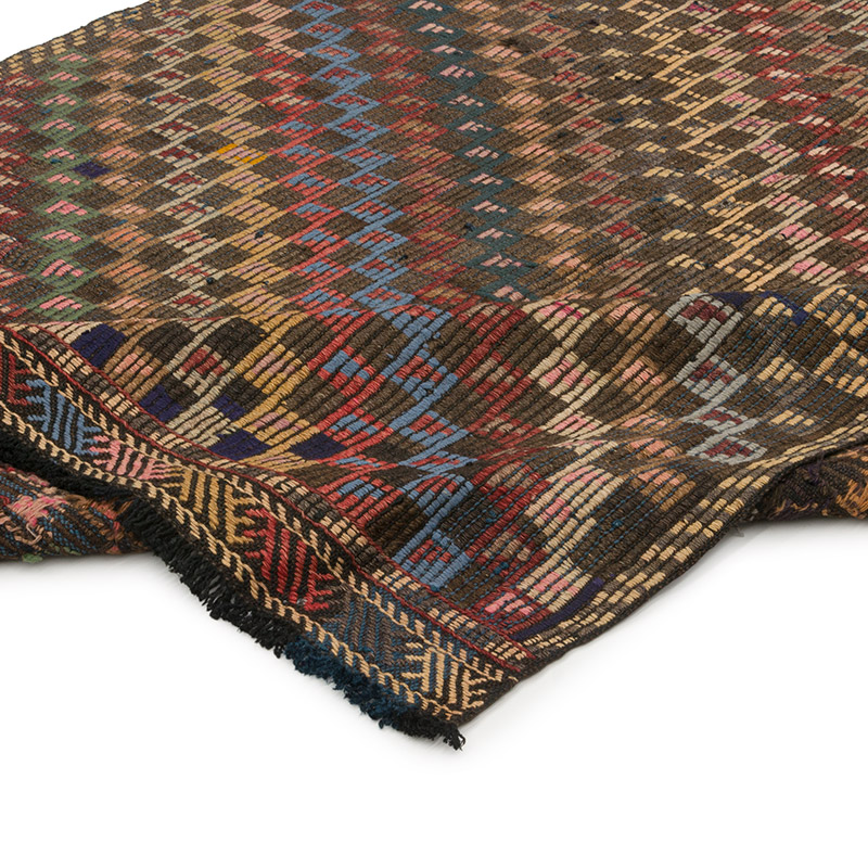 Vintage Anatolian Jijim Rug - 5' 3" x 8' 10" (63" x 106") - K0085372