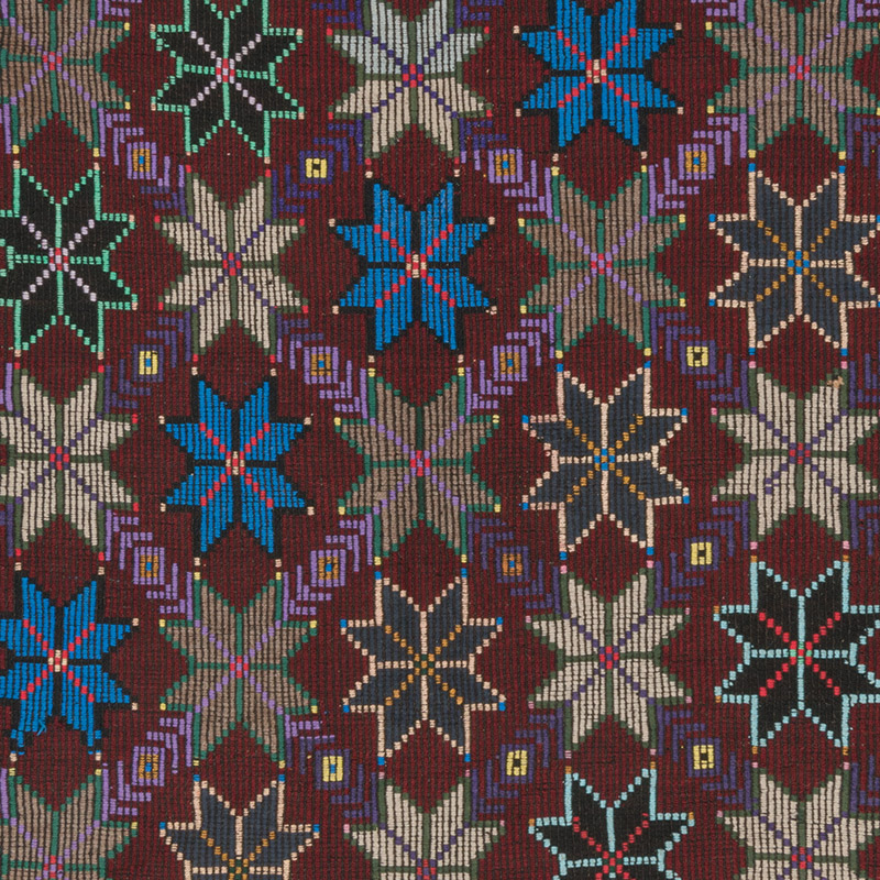 Vintage Anatolian Jijim Rug - 6' 11" x 9' 8" (83" x 116") - K0085373