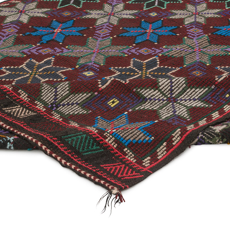 Vintage Anatolian Jijim Rug - 6' 11" x 9' 8" (83" x 116") - K0085373