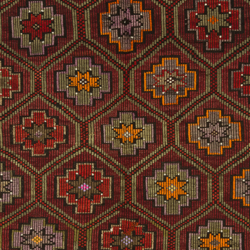 Vintage Anatolian Jijim Rug - 6' 7" x 9' 10" (79" x 118") - K0085376