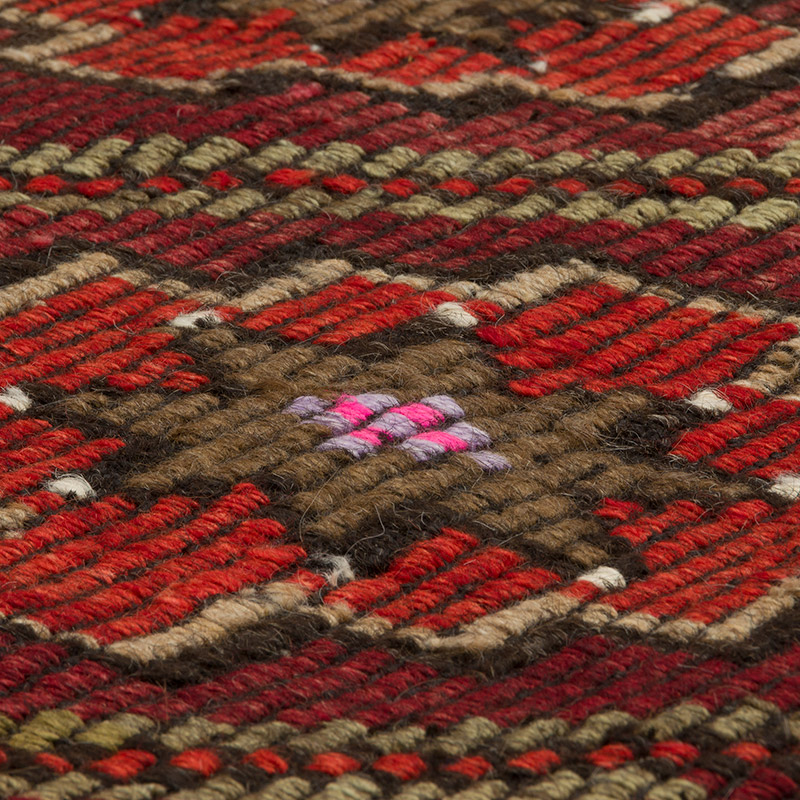 Vintage Anatolian Jijim Rug - 6' 7" x 9' 10" (79" x 118") - K0085376
