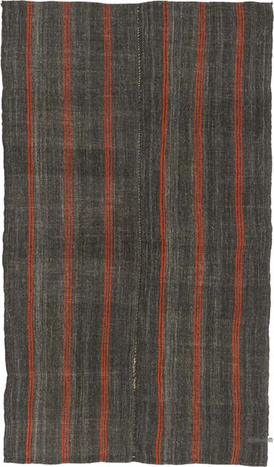 Vintage Anatolian Kilim Rug - 4' 9" x 8' 3" (57" x 99")