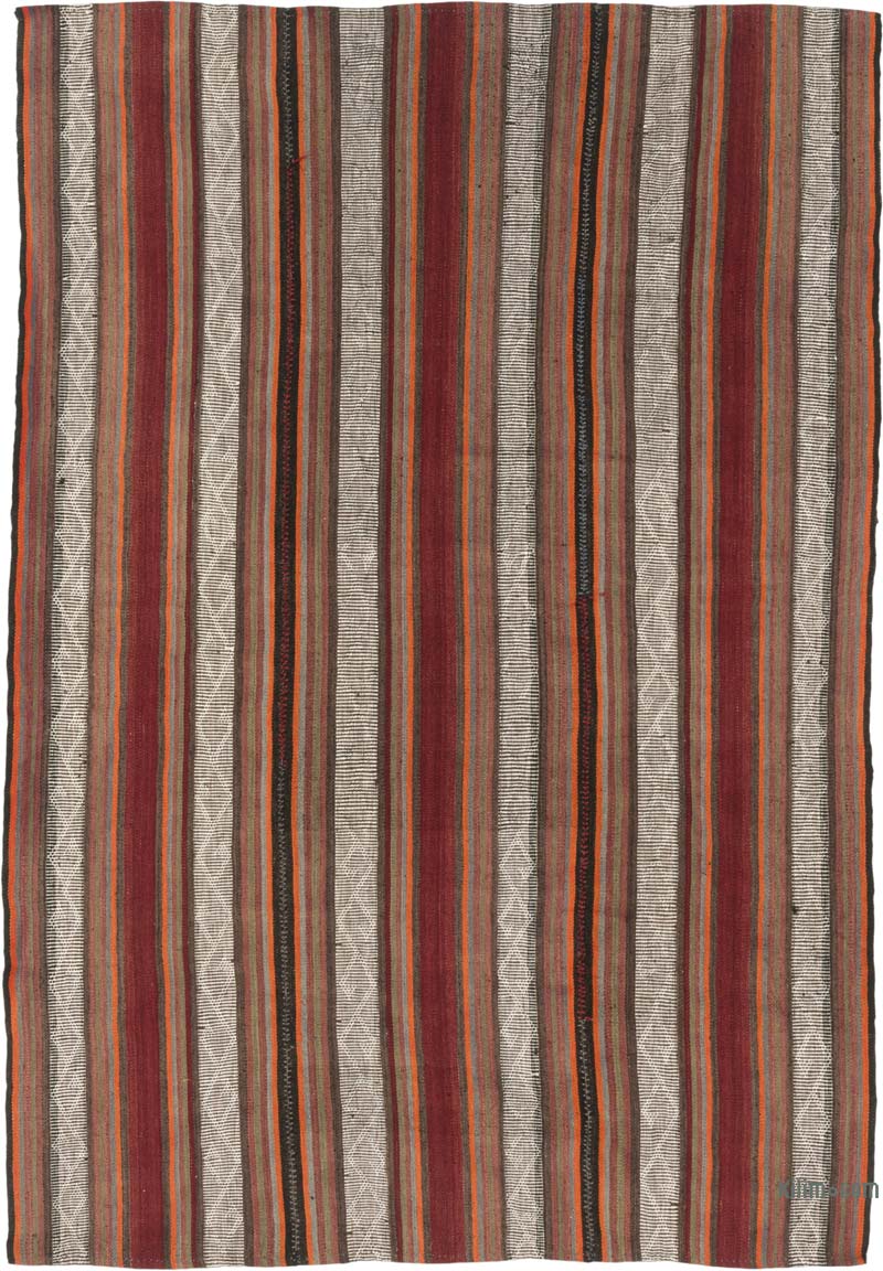 Alfombra Vintage Anatolian Kilim - 130 cm x 191 cm - K0085379