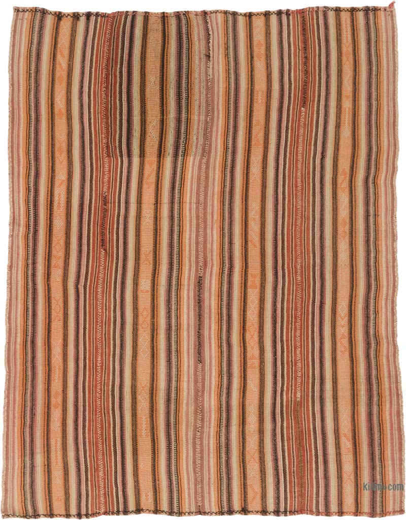 Alfombra Vintage Anatolian Kilim - 170 cm x 220 cm - K0085391