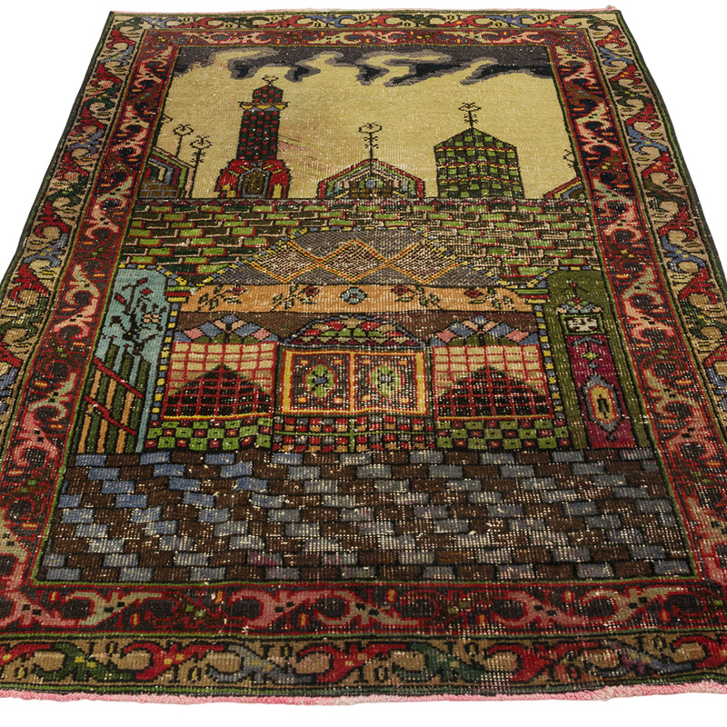 El Dokuma Vintage Hali - 100 cm x 165 cm - K0085393