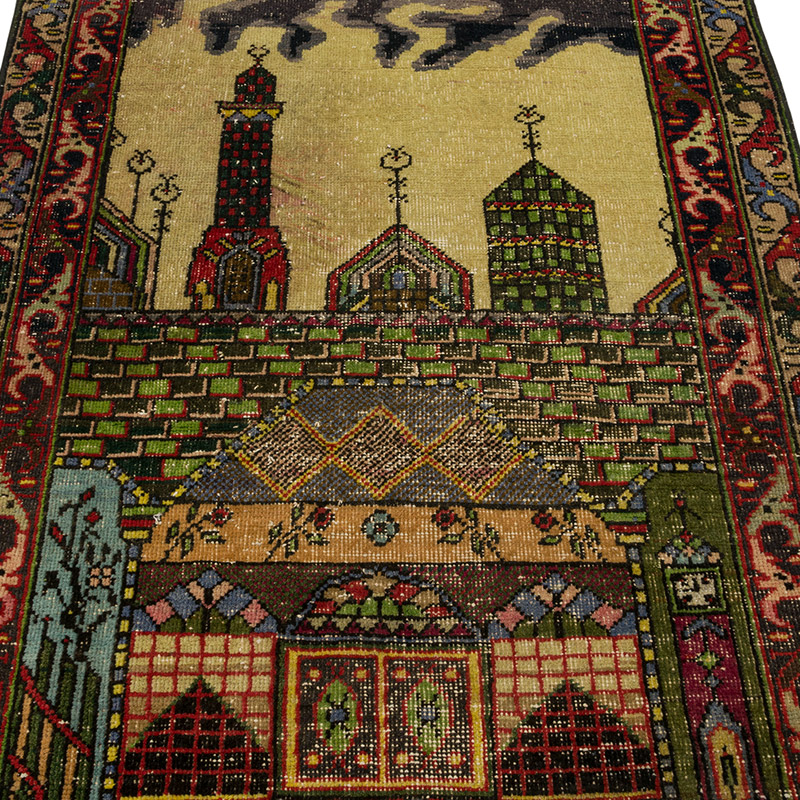 El Dokuma Vintage Hali - 100 cm x 165 cm - K0085393