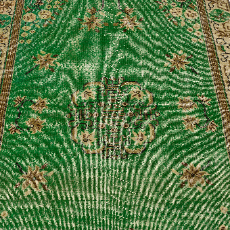 Alfombra Vintage Turca Anudada a Mano - 115 cm x 197 cm - K0085395
