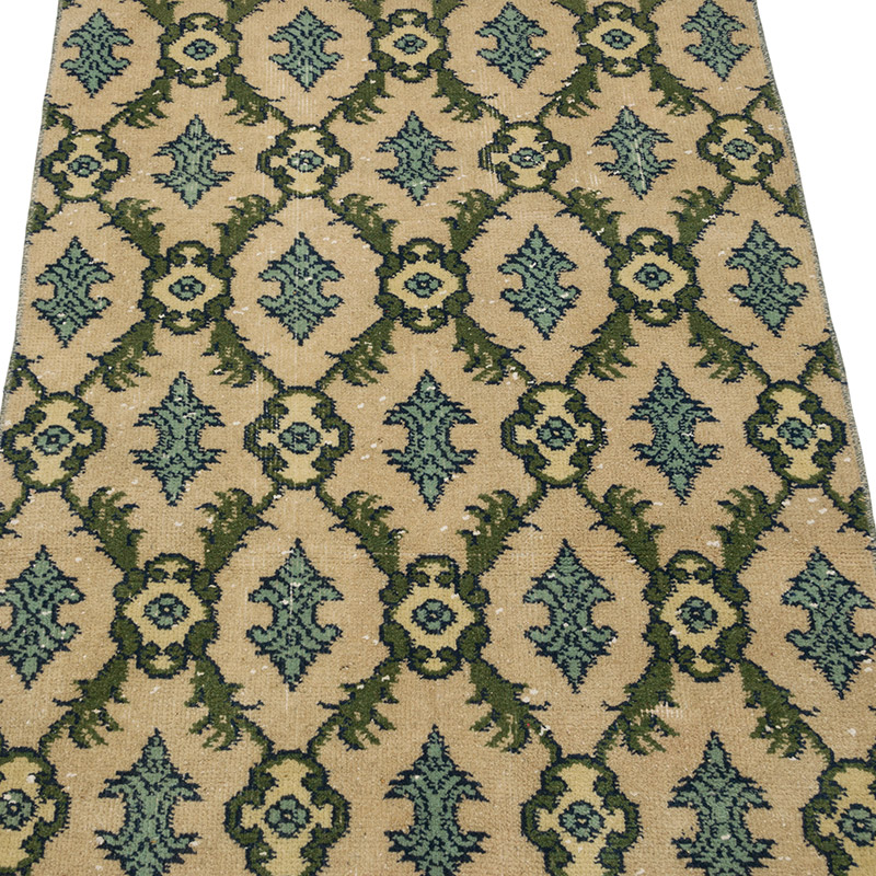 Vintage Turkish Hand-Knotted Rug - 2' 7" x 5' 2" (31" x 62") - K0085396