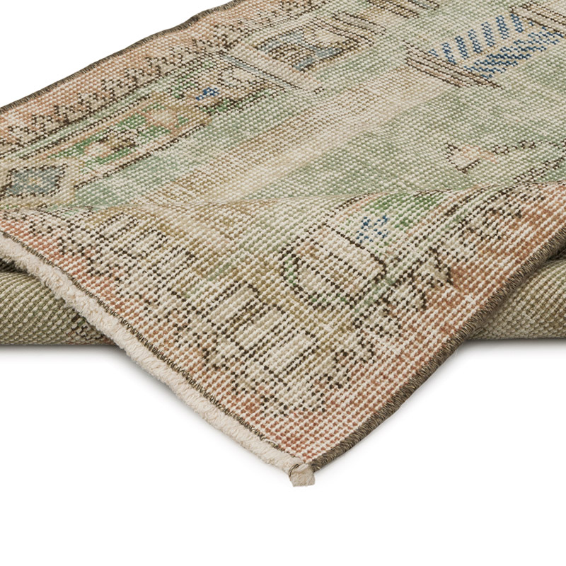 Alfombra Vintage Turca Anudada a Mano - 70 cm x 122 cm - K0085398