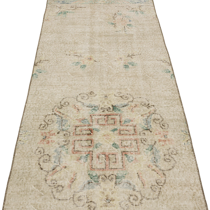 Pasillo Vintage Turco Anudado a Mano - 80 cm x 278 cm - K0085400