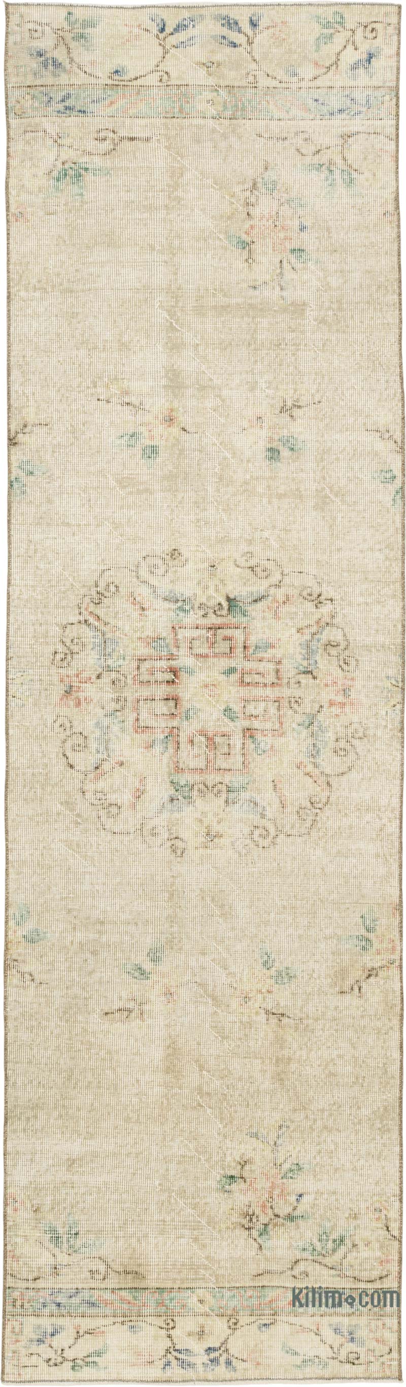 Pasillo Vintage Turco Anudado a Mano - 80 cm x 278 cm - K0085400