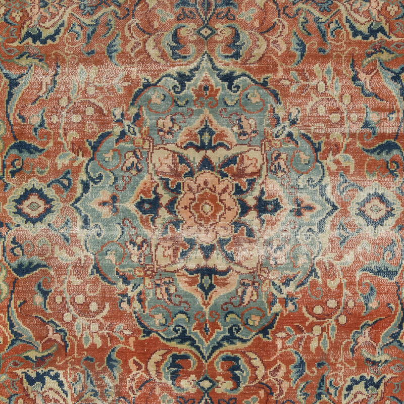 El Dokuma Vintage Halı - 242 cm x 387 cm - K0085404