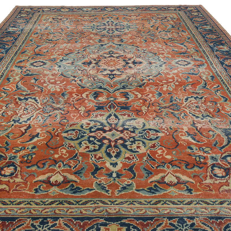 El Dokuma Vintage Halı - 242 cm x 387 cm - K0085404