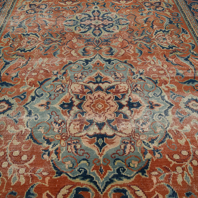 El Dokuma Vintage Halı - 242 cm x 387 cm - K0085404