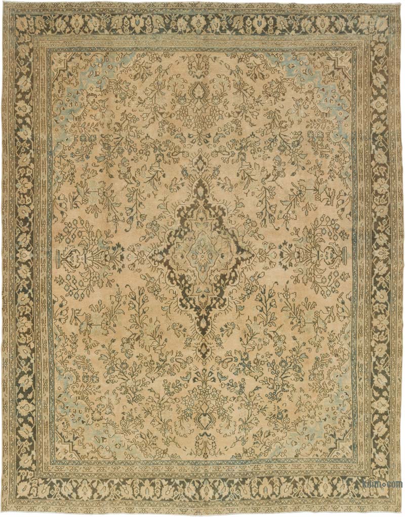 Vintage Hand-Knotted Oriental Rug - 9' 11" x 12' 8" (119" x 152") - K0085405